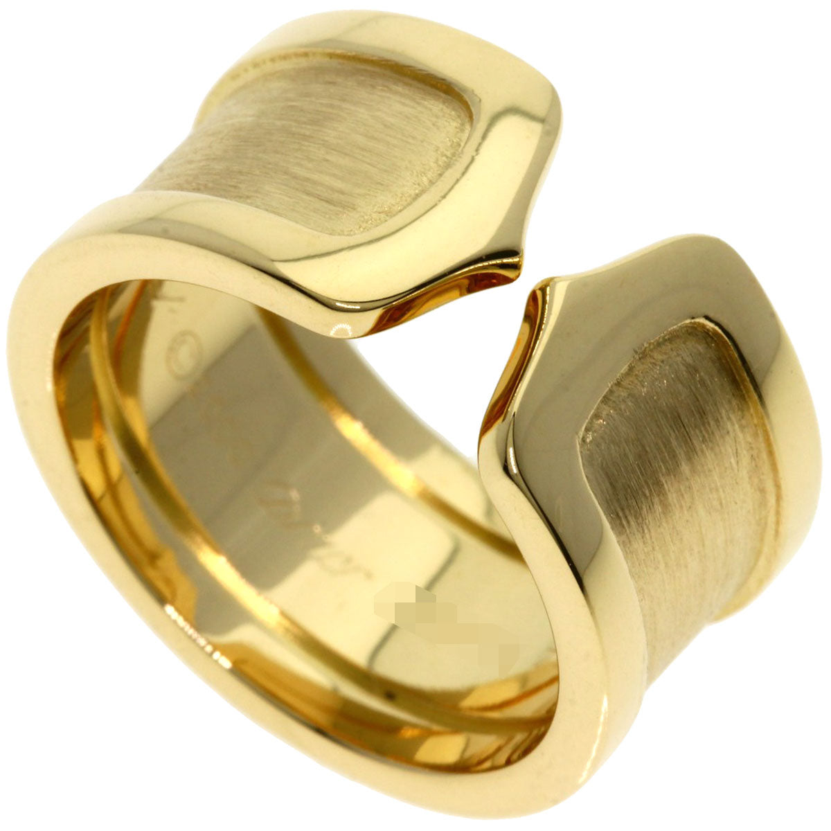 CARTIER C2 Ring #51 Ring K18 Yellow Gold Ladies [Used]