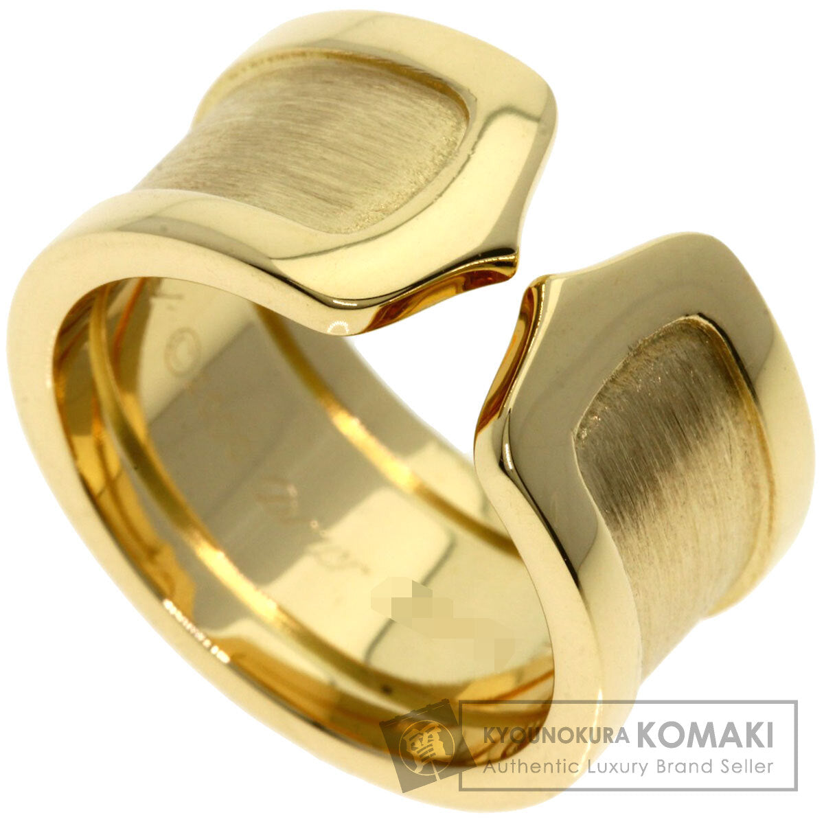 CARTIER C2 Ring #51 Ring K18 Yellow Gold Ladies [Used]