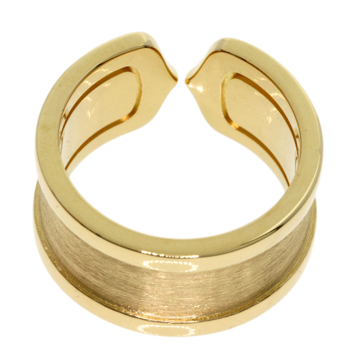 CARTIER C2 Ring #51 Ring K18 Yellow Gold Ladies [Used]