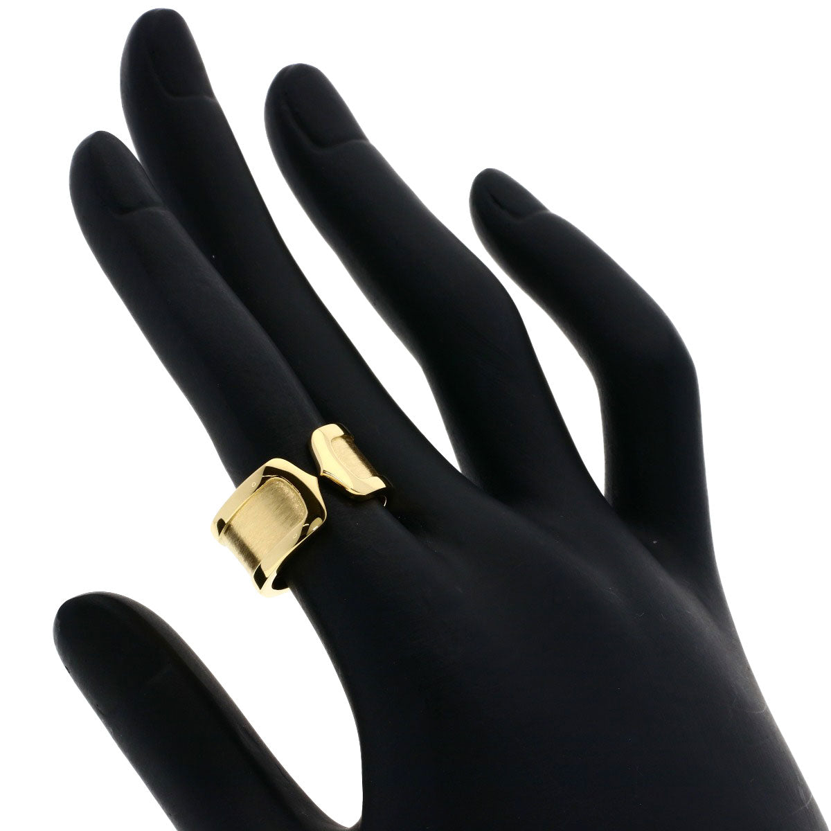 CARTIER C2 Ring #51 Ring K18 Yellow Gold Ladies [Used]