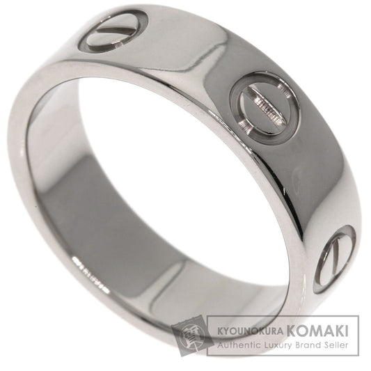CARTIER love ring #52 Ring K18 White Gold Ladies [Used]