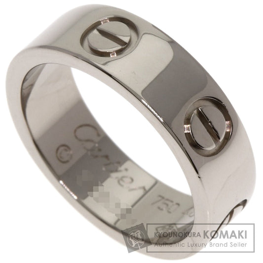 CARTIER love ring #48 Ring K18 White Gold Ladies [Used]