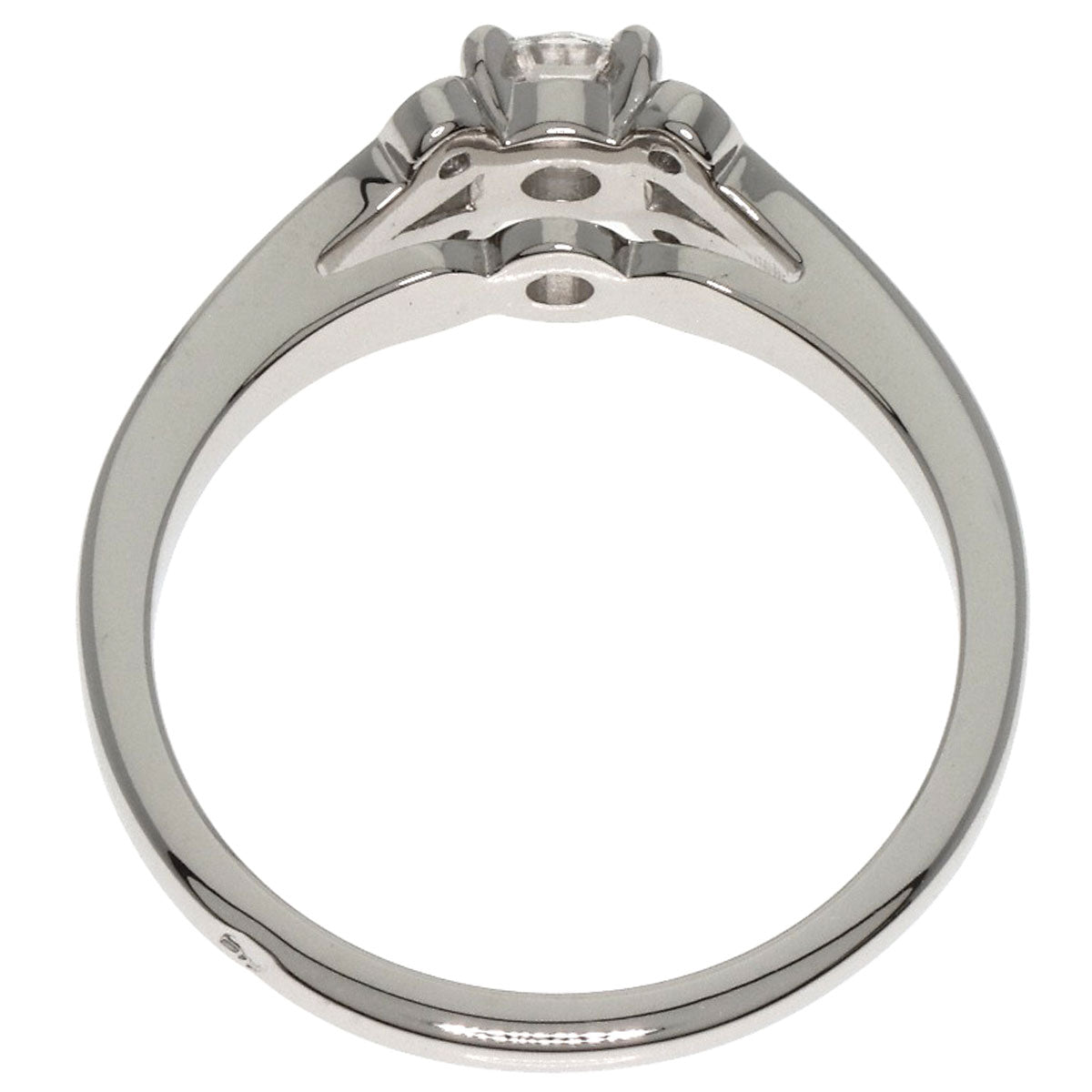 CARTIER   Ring Ballerina Diamond #50 Platinum PT950 Ladies