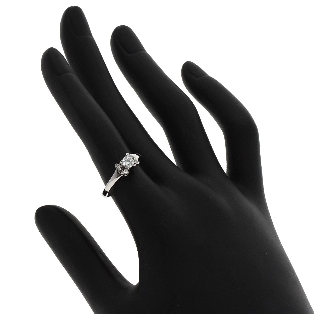 CARTIER   Ring Ballerina Diamond #50 Platinum PT950 Ladies