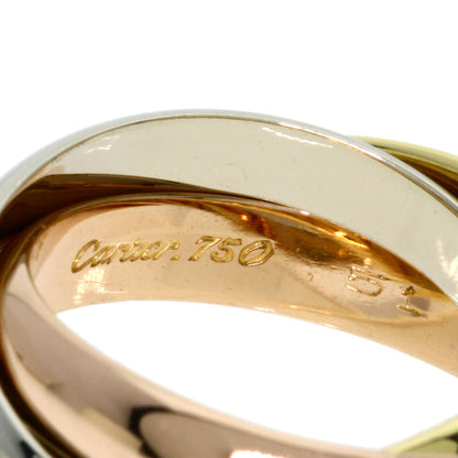 CARTIER Trinity LM #51 Ring K18 Yellow Gold K18 White GoldLadies [Used]