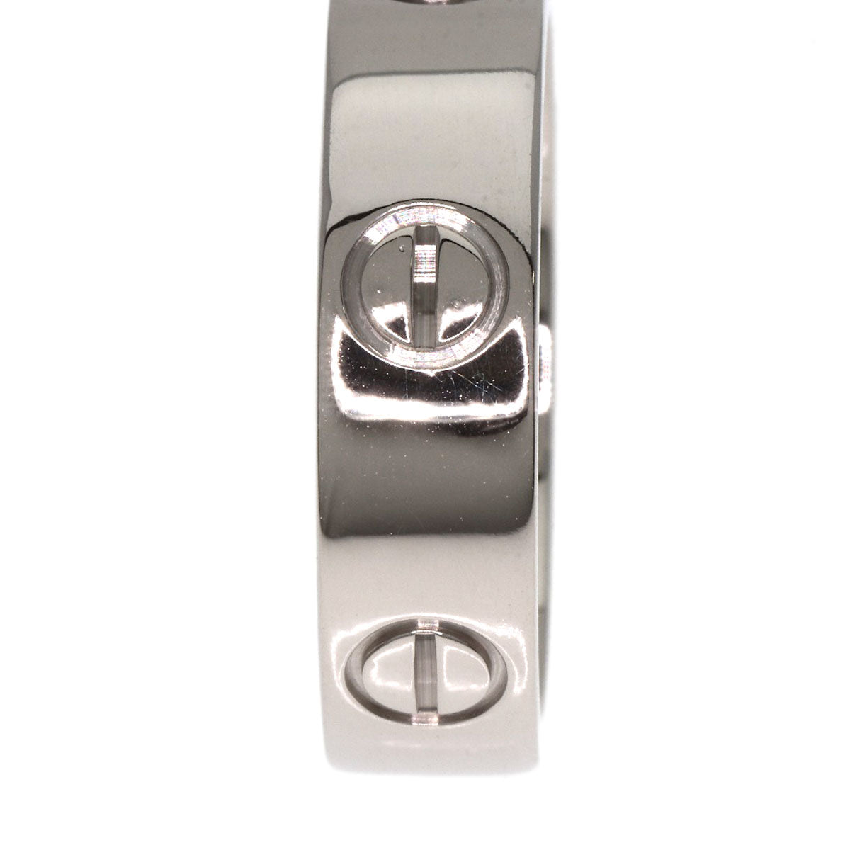 CARTIER love ring #56 Ring K18 White Gold Ladies [Used]