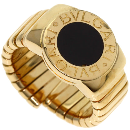 BVLGARI   Ring Tubogas Onyx K18 Yellow Gold Ladies