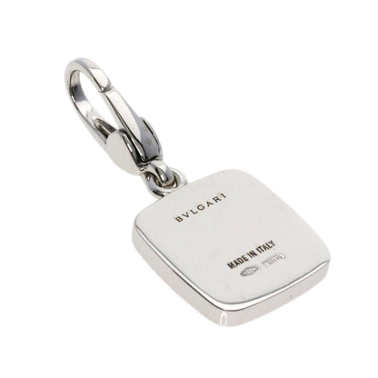 BVLGARI   Road Ride Charm Pendant top  K18 White Gold Ladies [Used]