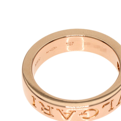 BVLGARI   Ring Double logo 1P Diamond K18 Yellow Gold Ladies