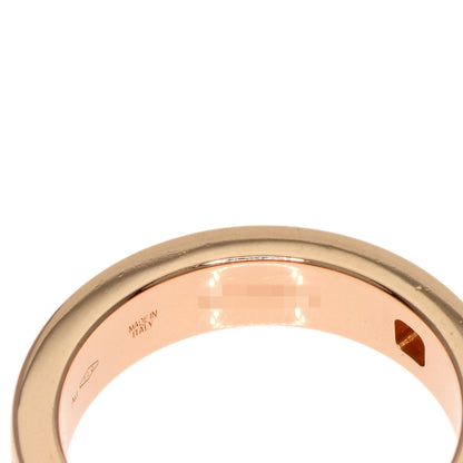 BVLGARI   Ring Double logo 1P Diamond K18 Yellow Gold Ladies