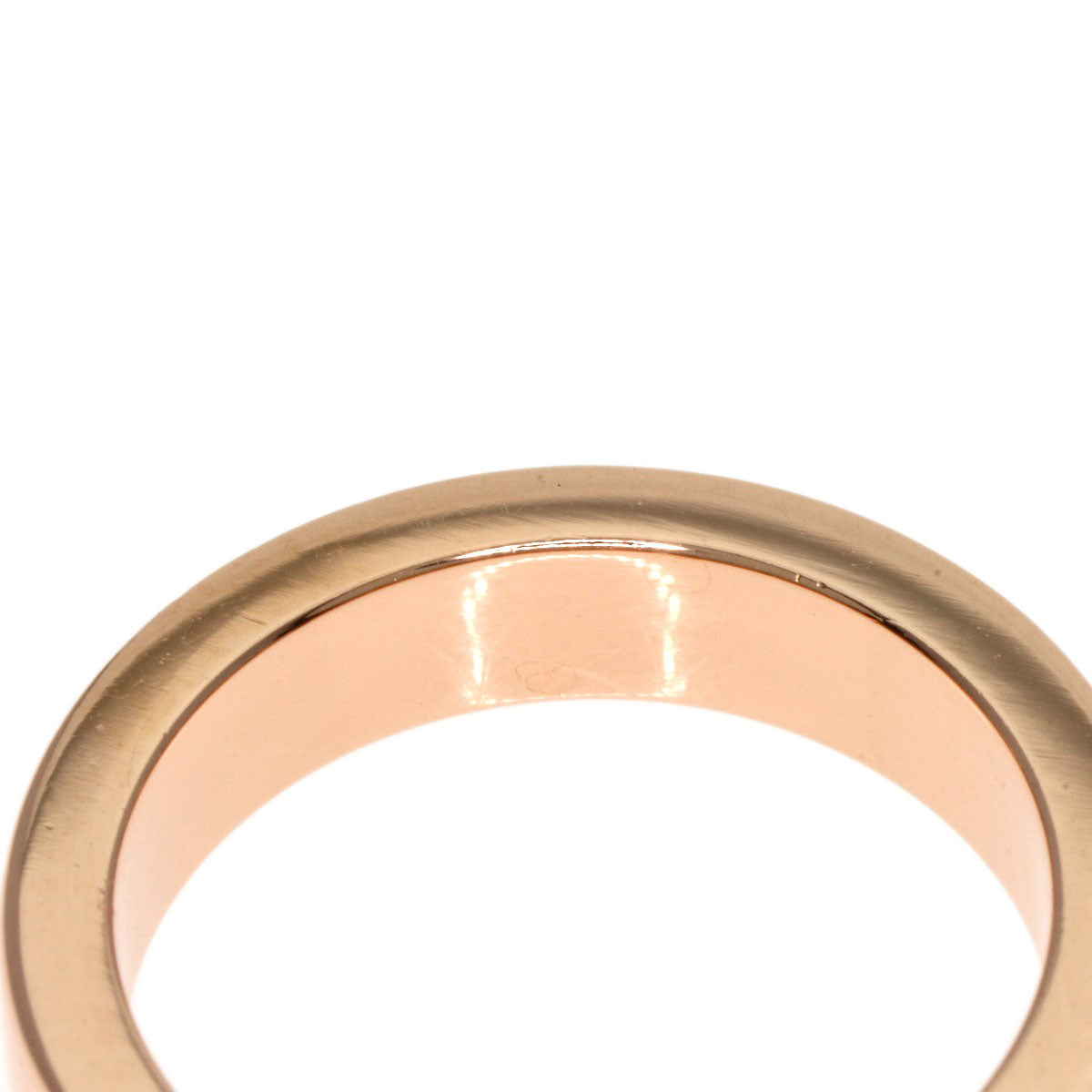 BVLGARI   Ring Double logo 1P Diamond K18 Yellow Gold Ladies