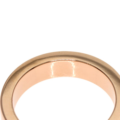 BVLGARI   Ring Double logo 1P Diamond K18 Yellow Gold Ladies