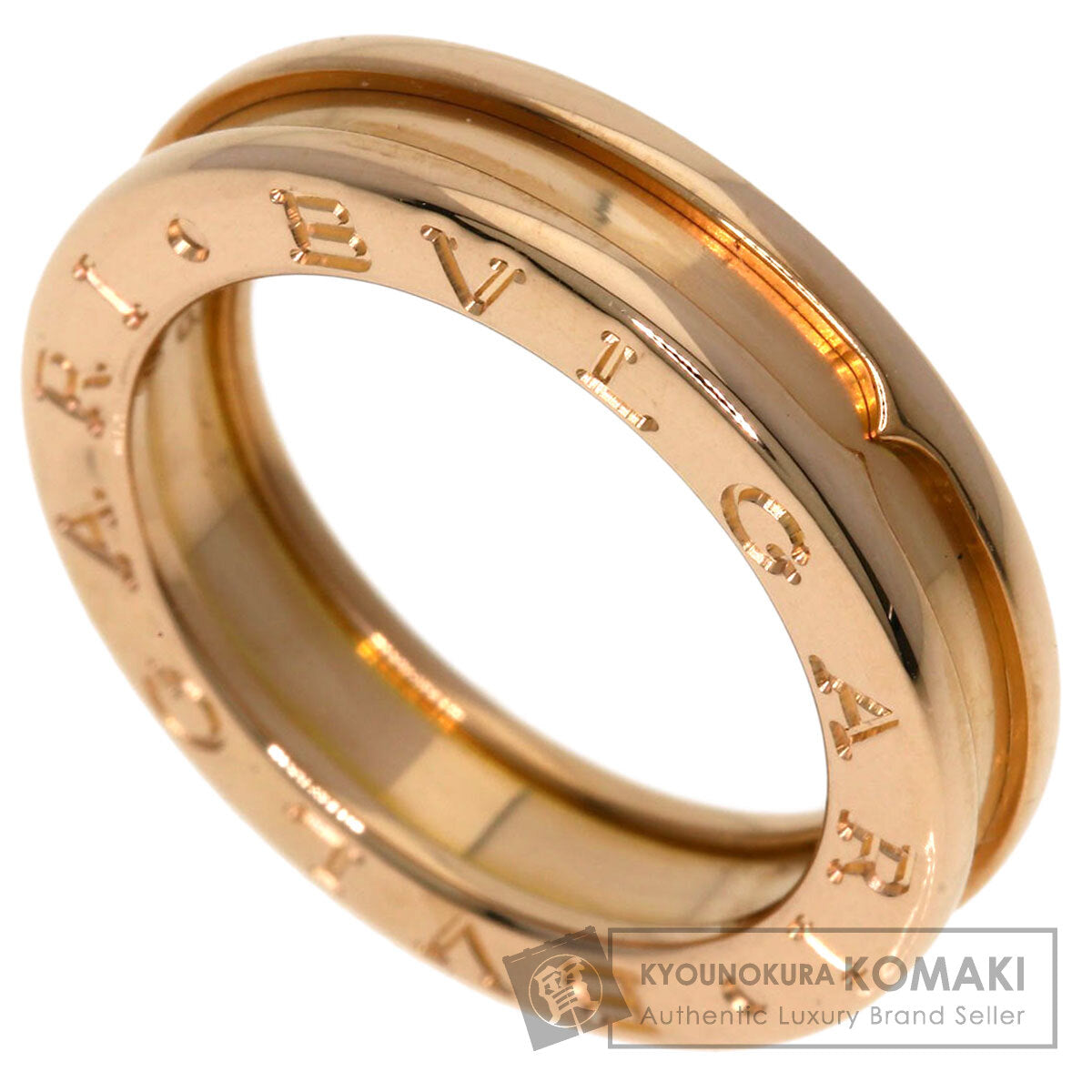BVLGARI B.zero1 1 band #50 Ring K18 Pink Gold Ladies [Used]