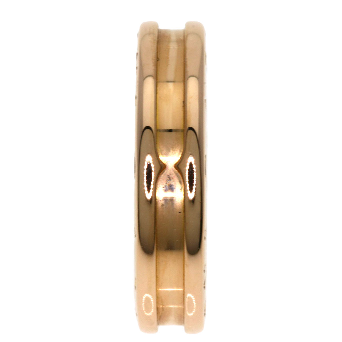 BVLGARI B.zero1 1 band #50 Ring K18 Pink Gold Ladies [Used]