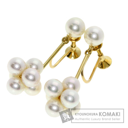 MIKIMOTO   drop pearl Earring  K18 Yellow Gold Ladies [Used]