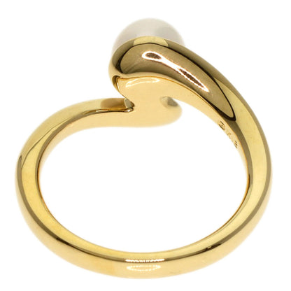 MIKIMOTO   Pearl Pearl Ring  K18 Yellow Gold Ladies [Used]