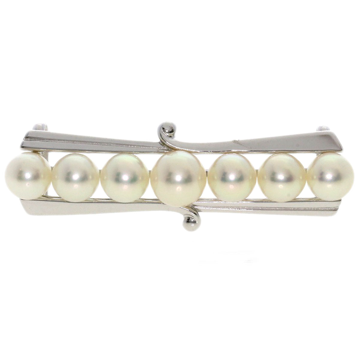 MIKIMOTO Pearl Pearl Obi closure K14 White Gold Ladies [Used]