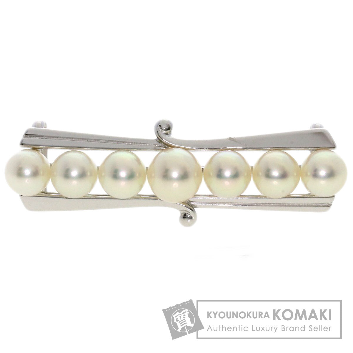 MIKIMOTO Pearl Pearl Obi closure K14 White Gold Ladies [Used]