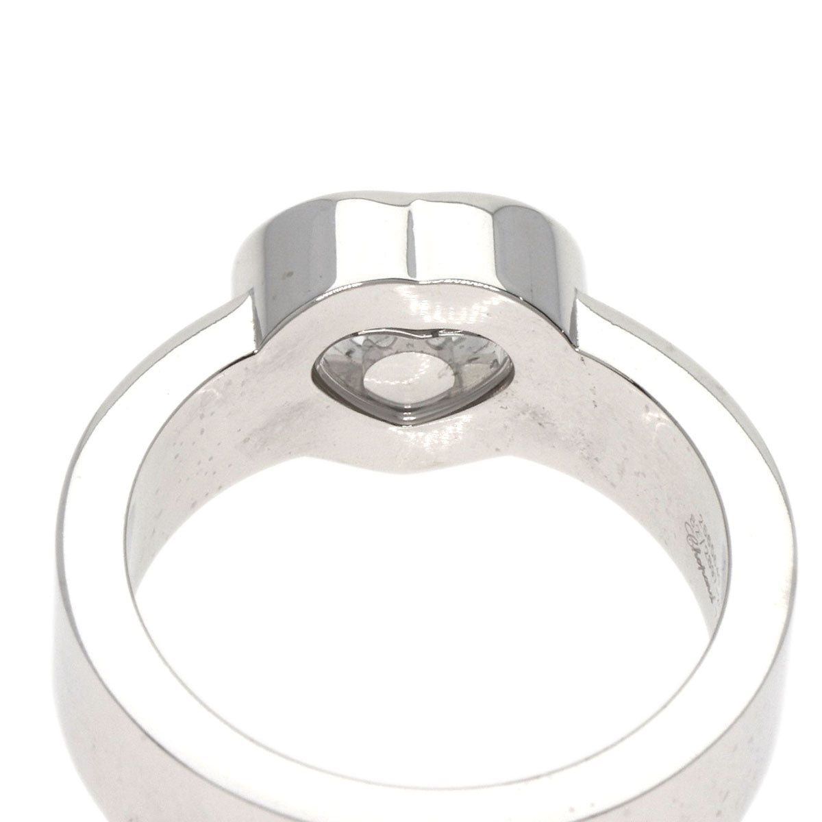 Chopard   Ring Happy diamond 82/2897-20 K18 White Gold Ladies