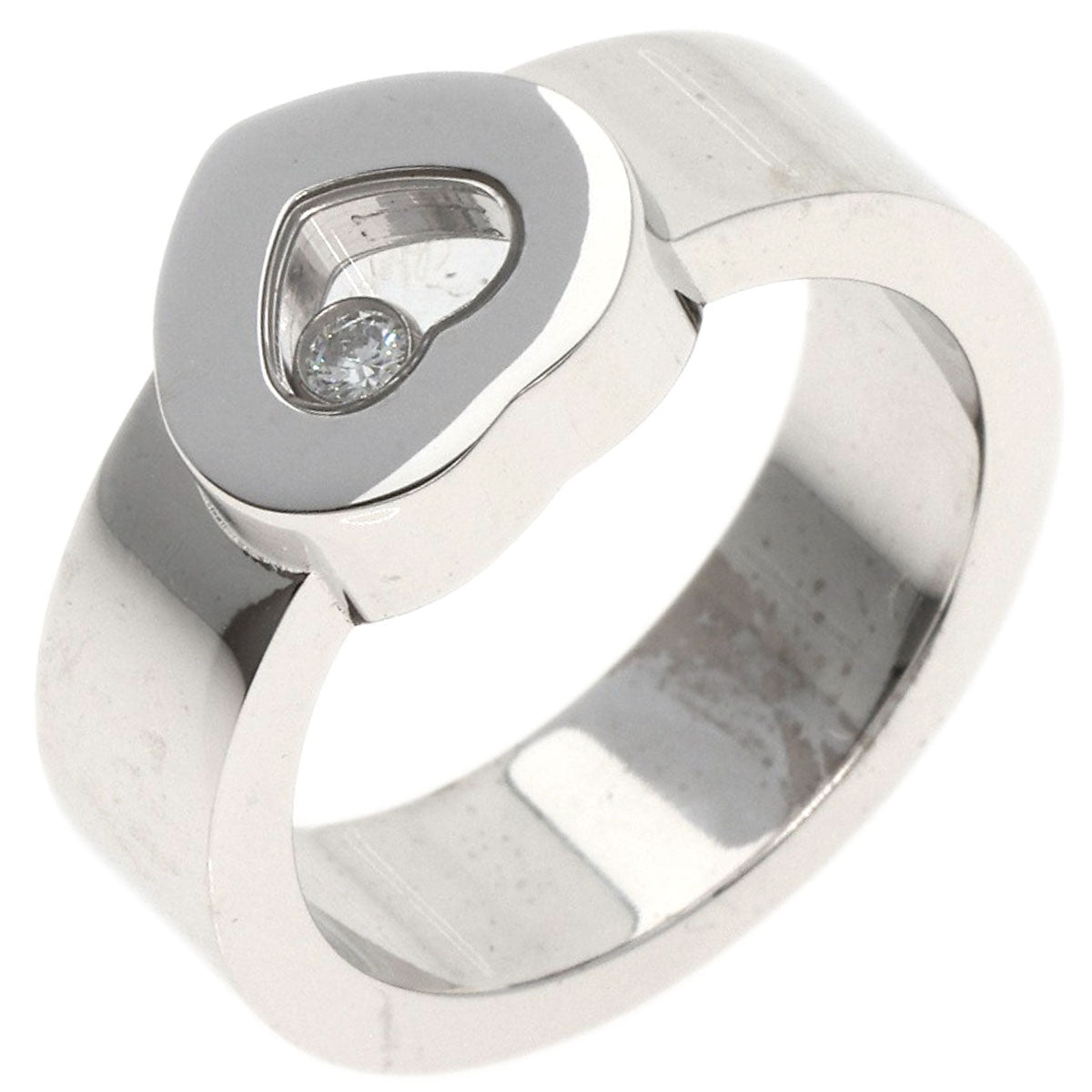 Chopard   Ring Happy diamond 82/2897-20 K18 White Gold Ladies