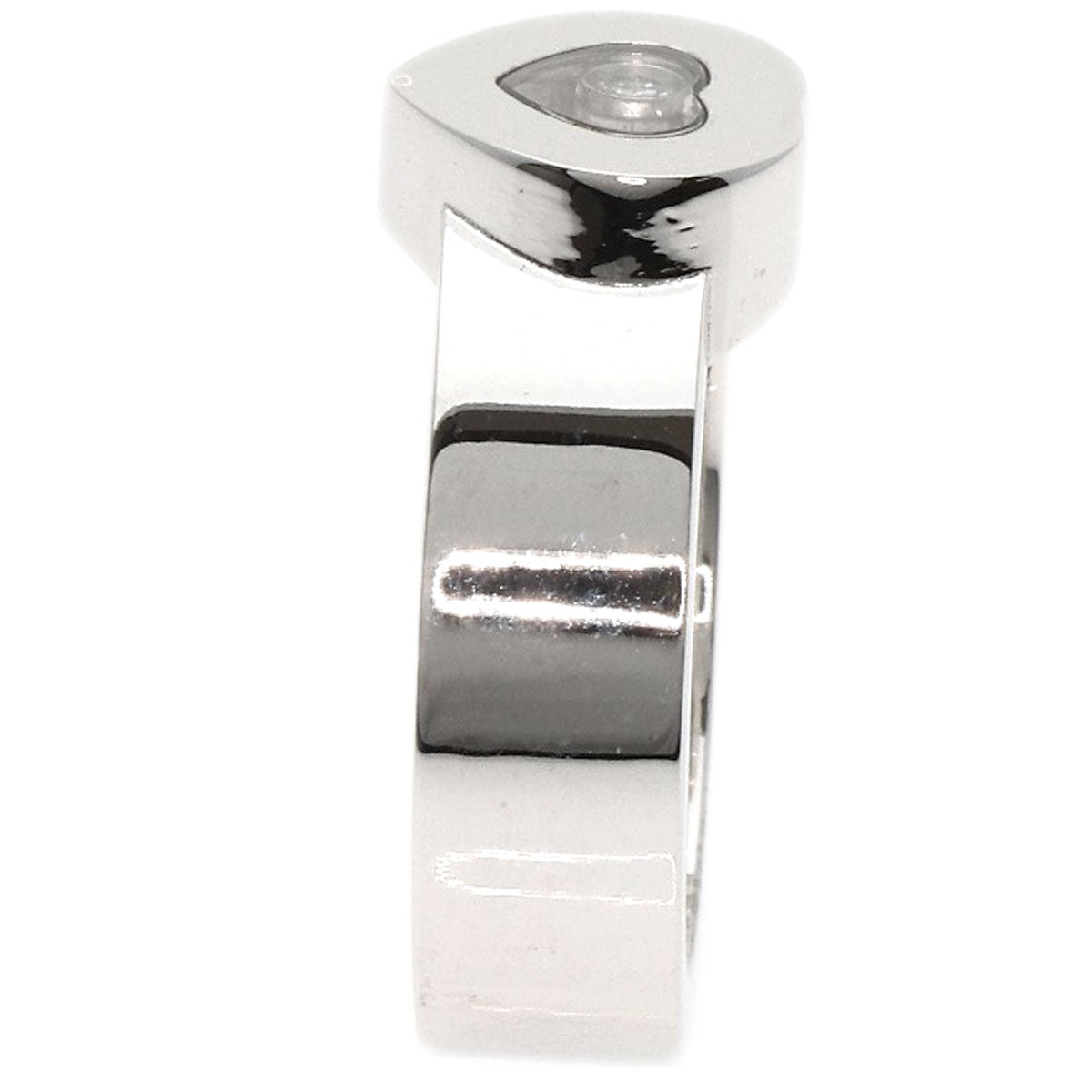 Chopard   Ring Happy diamond 82/2897-20 K18 White Gold Ladies