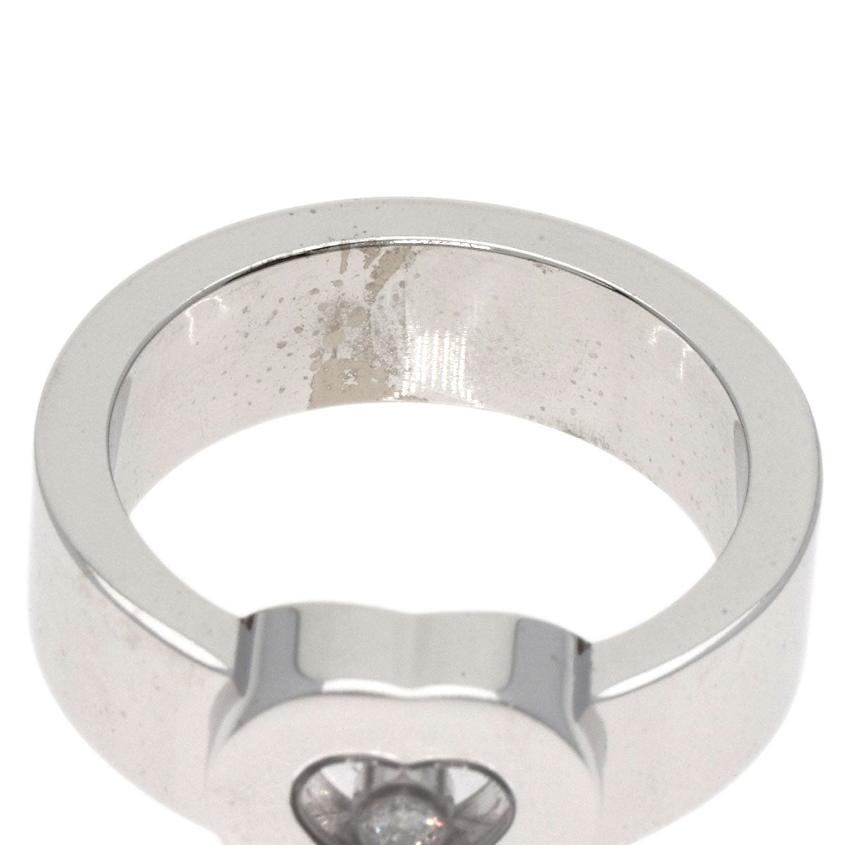 Chopard   Ring Happy diamond 82/2897-20 K18 White Gold Ladies