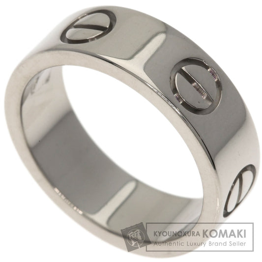 CARTIER love ring #47 Ring K18 White Gold Ladies [Used]
