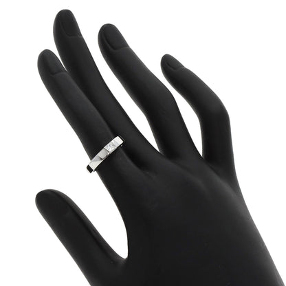 CARTIER   Ring Date with Diamond #48 K18 White Gold Ladies