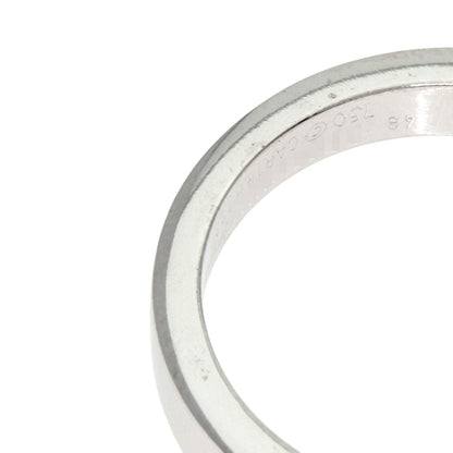 CARTIER   Ring Date with Diamond #48 K18 White Gold Ladies
