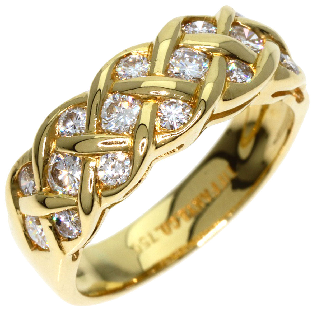 TIFFANY&Co.   Ring Diamond K18 Yellow Gold Ladies