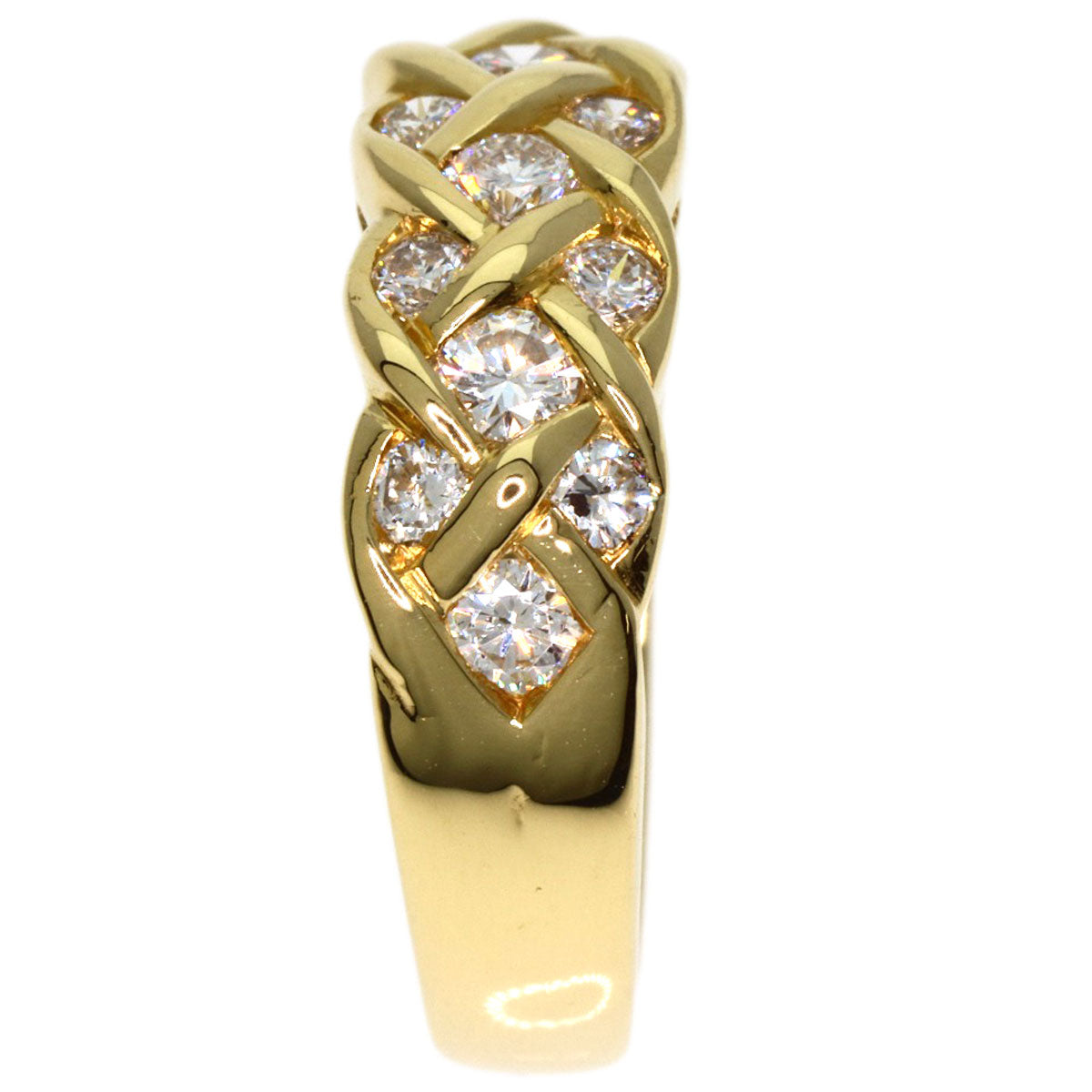 TIFFANY&Co.   Ring Diamond K18 Yellow Gold Ladies