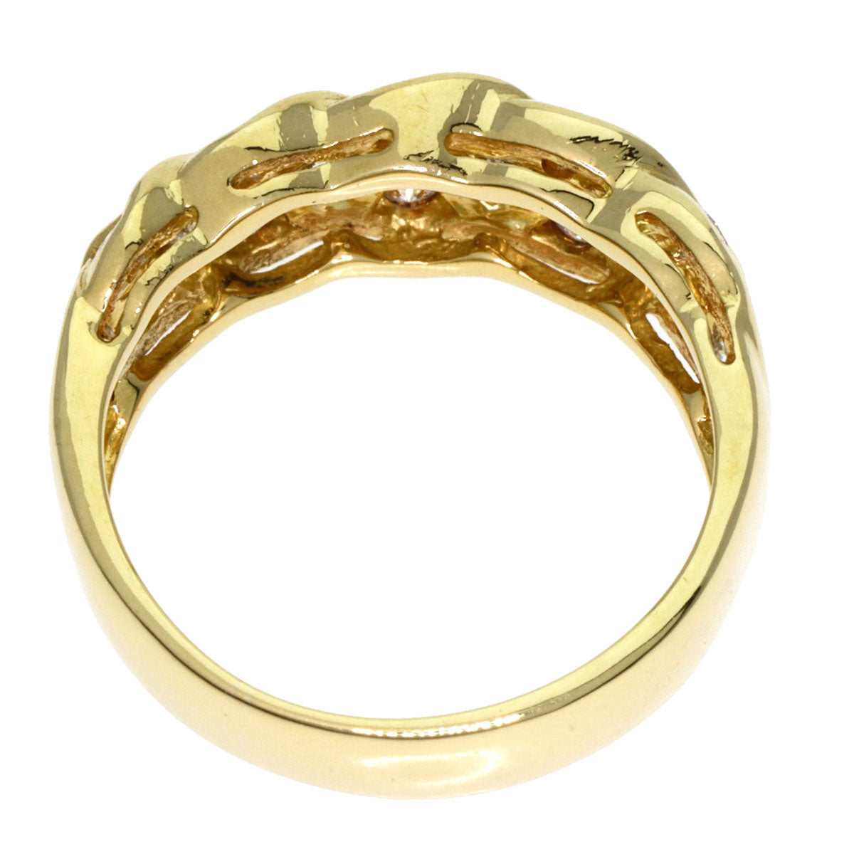 TIFFANY&Co.   Ring Diamond K18 Yellow Gold Ladies