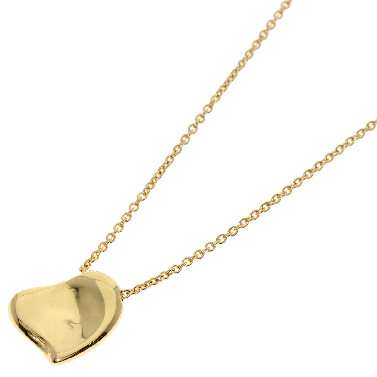 TIFFANY&Co.   Necklace Full heart K18 Yellow Gold Ladies