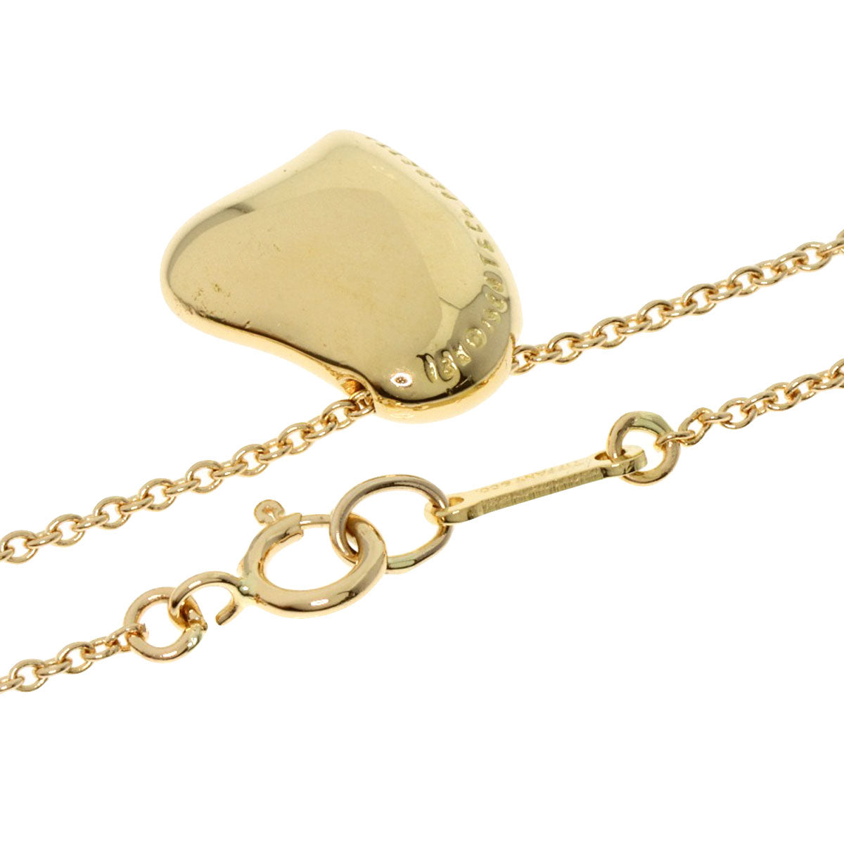 TIFFANY&Co.   Necklace Full heart K18 Yellow Gold Ladies