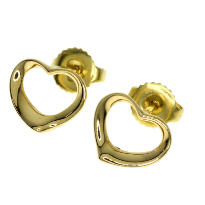 TIFFANY&Co.   earring Open heart K18 Yellow Gold Ladies