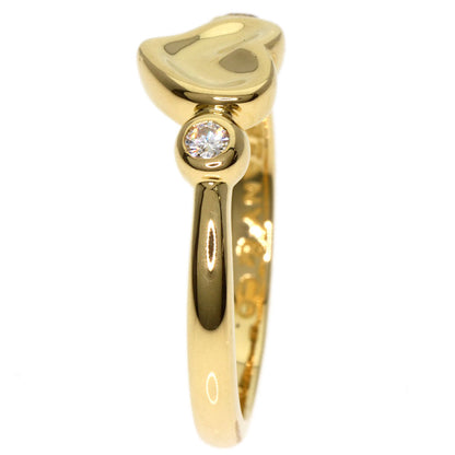 TIFFANY&Co.   Ring Heart Diamond K18 Yellow Gold Ladies