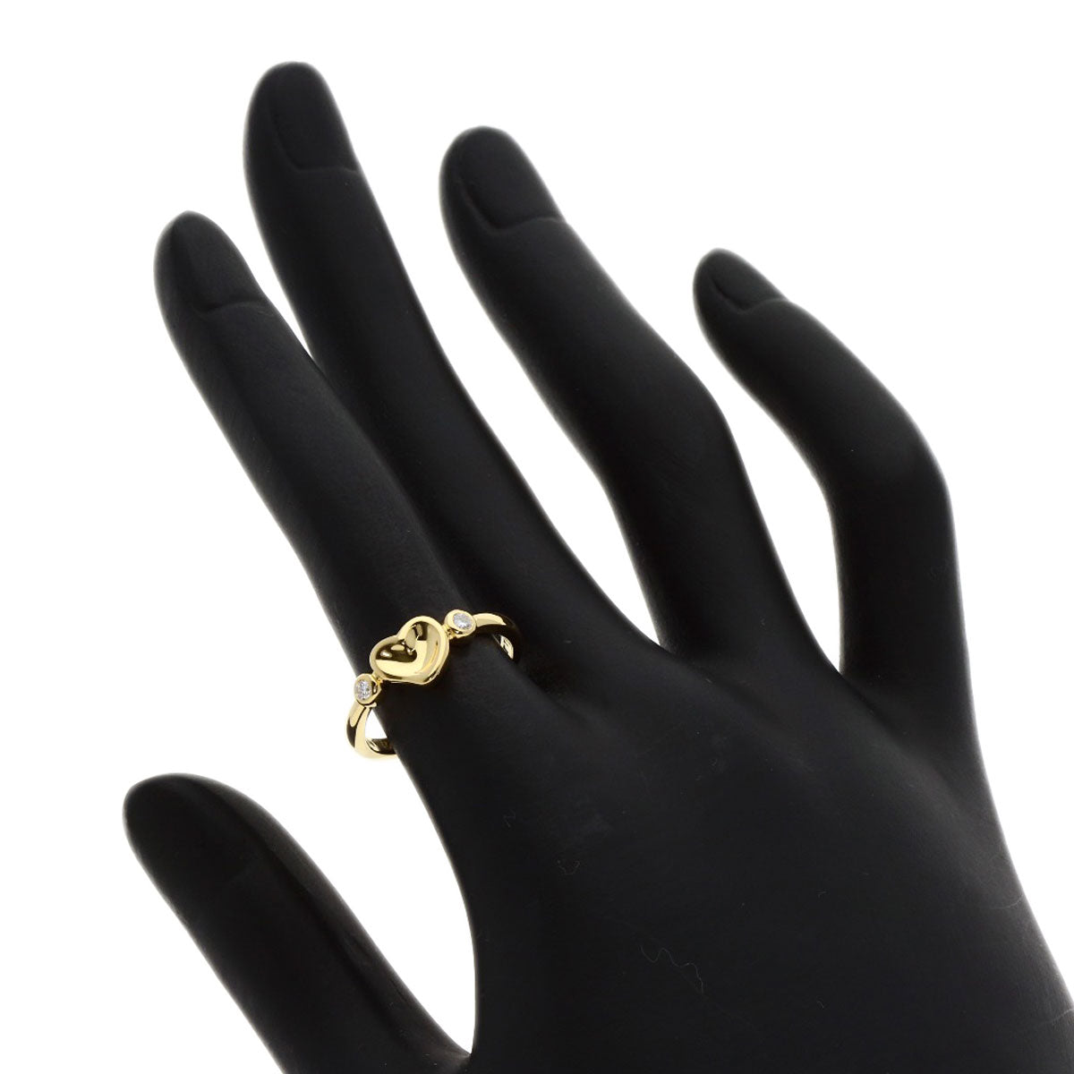 TIFFANY&Co.   Ring Heart Diamond K18 Yellow Gold Ladies