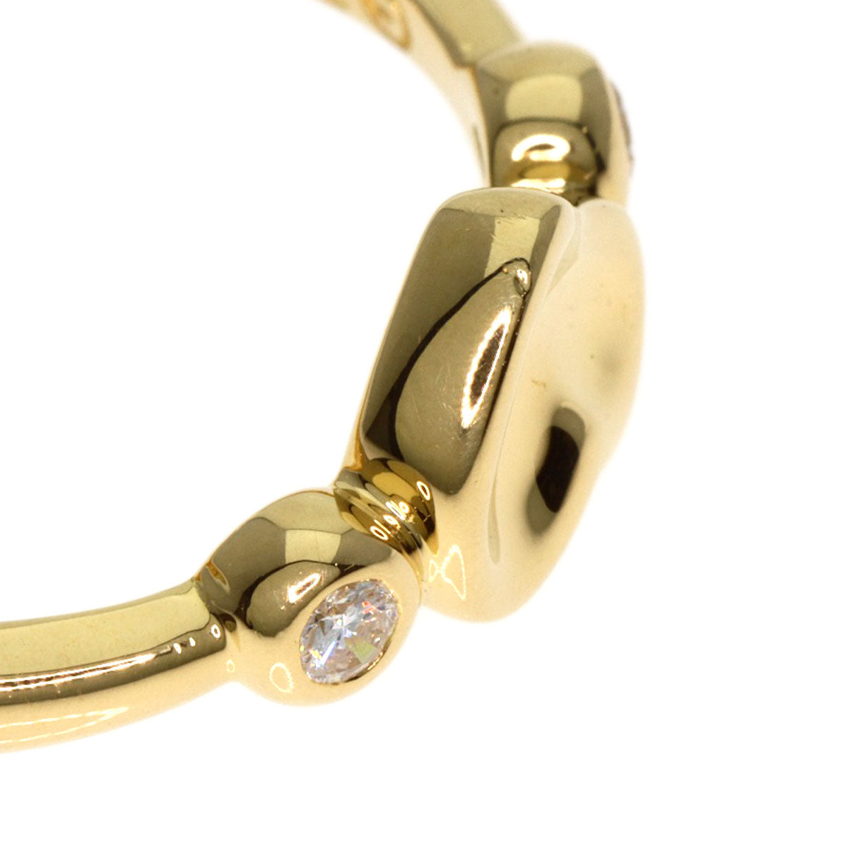TIFFANY&Co.   Ring Heart Diamond K18 Yellow Gold Ladies