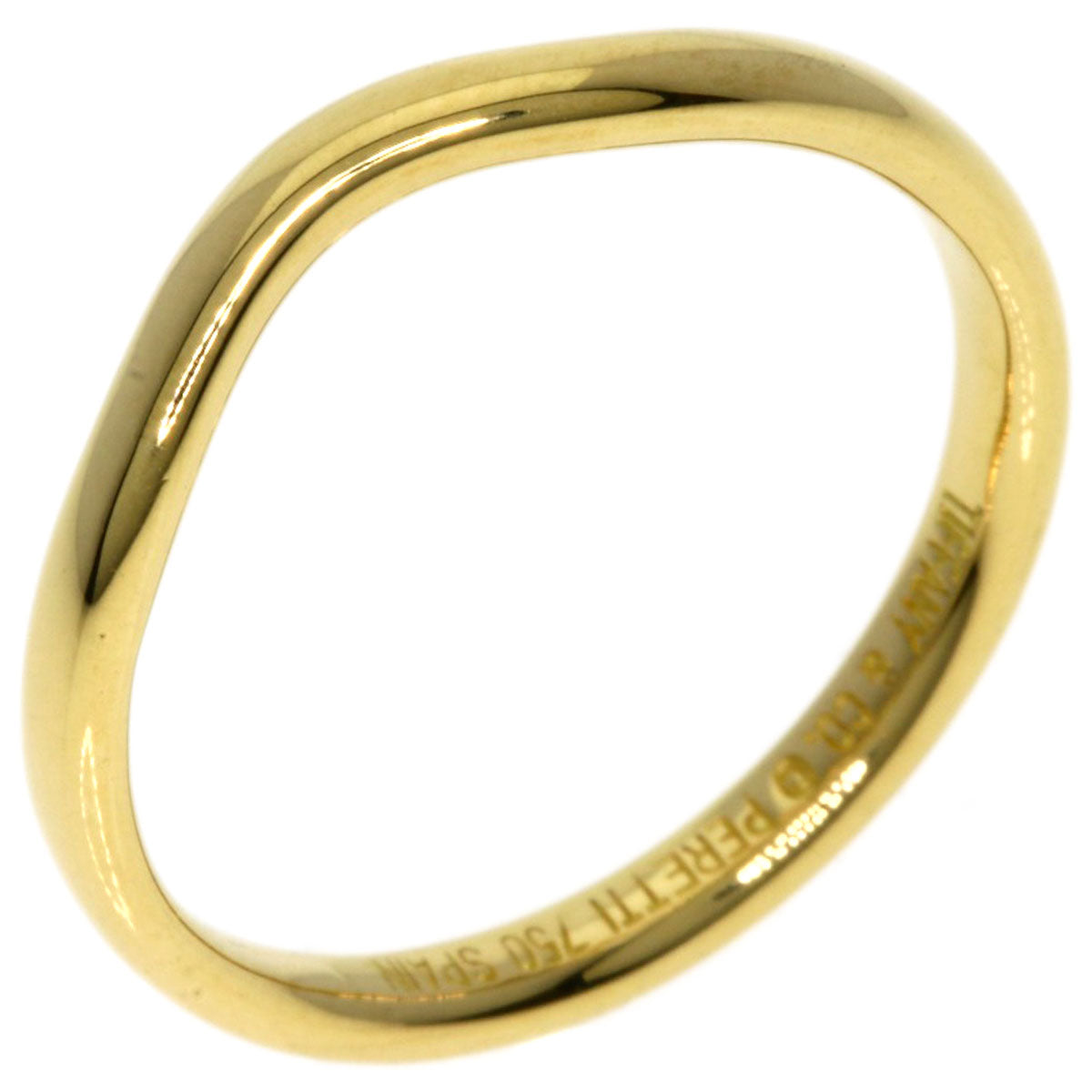 TIFFANY&Co.   Ring Curved band K18 Yellow Gold Ladies