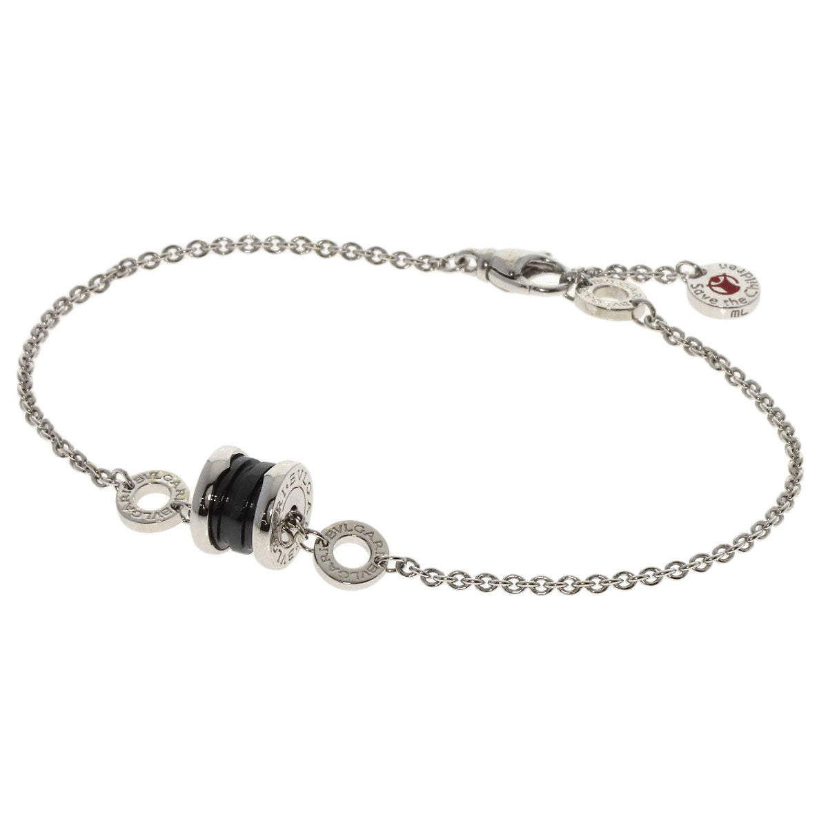 BVLGARI B.zero1 Save the Children ML Bracelet Silver Ladies [Used]