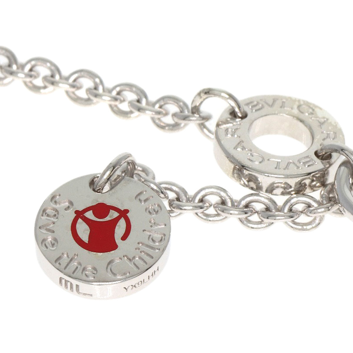 BVLGARI B.zero1 Save the Children ML Bracelet Silver Ladies [Used]