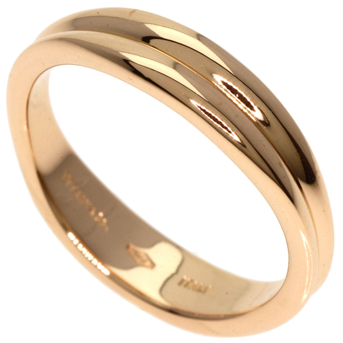 TIFFANY&Co.   Ring Wave K18 Pink Gold Ladies