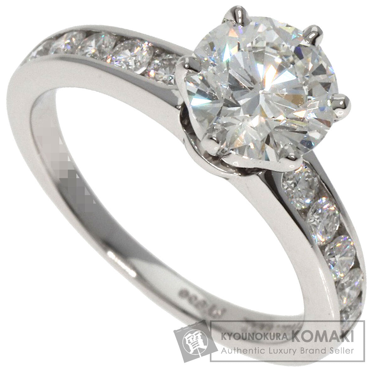 TIFFANY&Co. Solitaire Diamond Ring Platinum PT950 Ladies [Used]