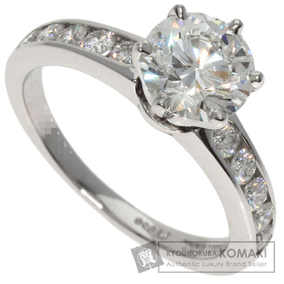 TIFFANY&Co. Solitaire Diamond Ring Platinum PT950 Ladies [Used]