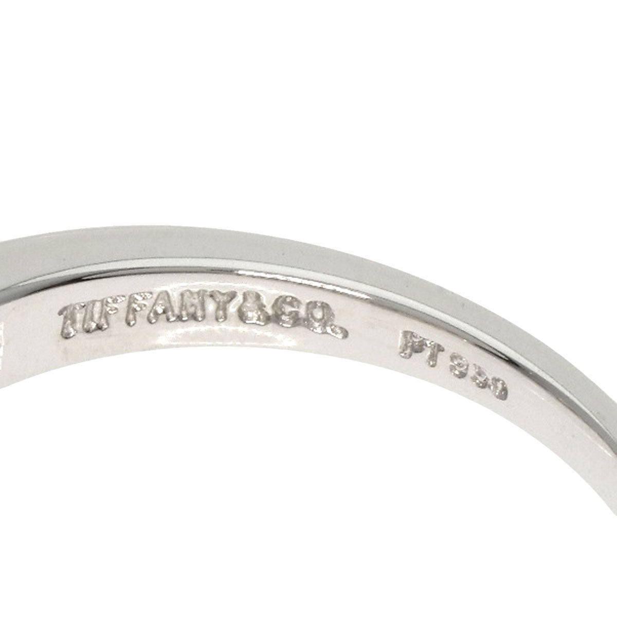 TIFFANY&Co. Solitaire Diamond Ring Platinum PT950 Ladies [Used]