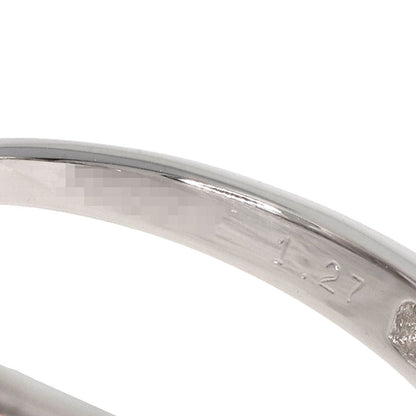 TIFFANY&Co. Solitaire Diamond Ring Platinum PT950 Ladies [Used]