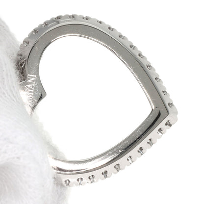 Damiani Lovers Heart Diamond Necklace Platinum PT950 Ladies [Used]