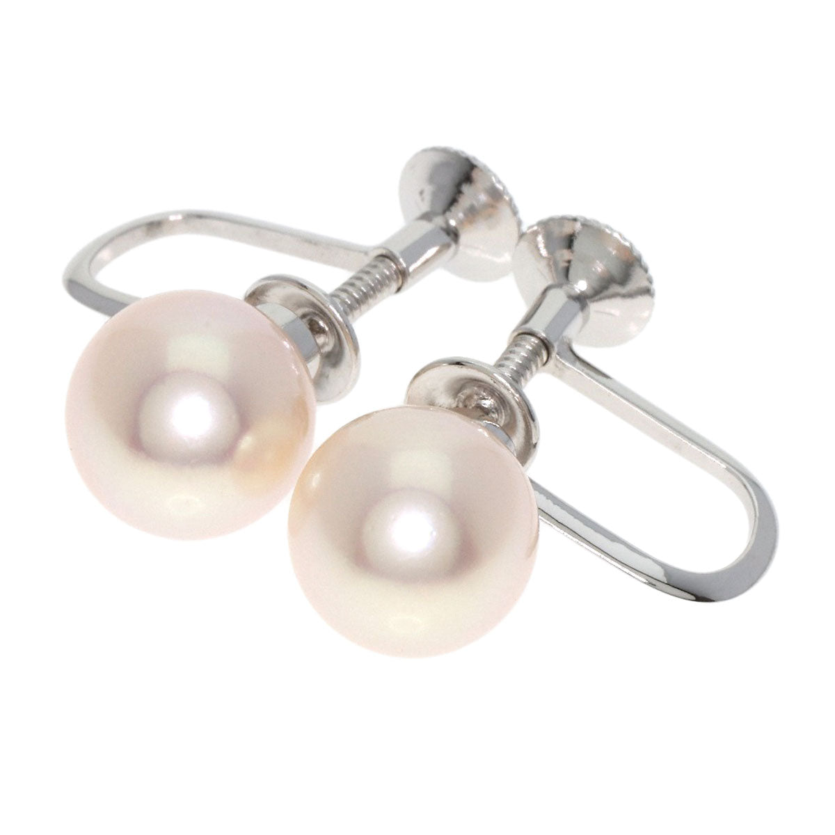 TASAKI   Earring Pearl Pearl 0.3" K14 White Gold Ladies