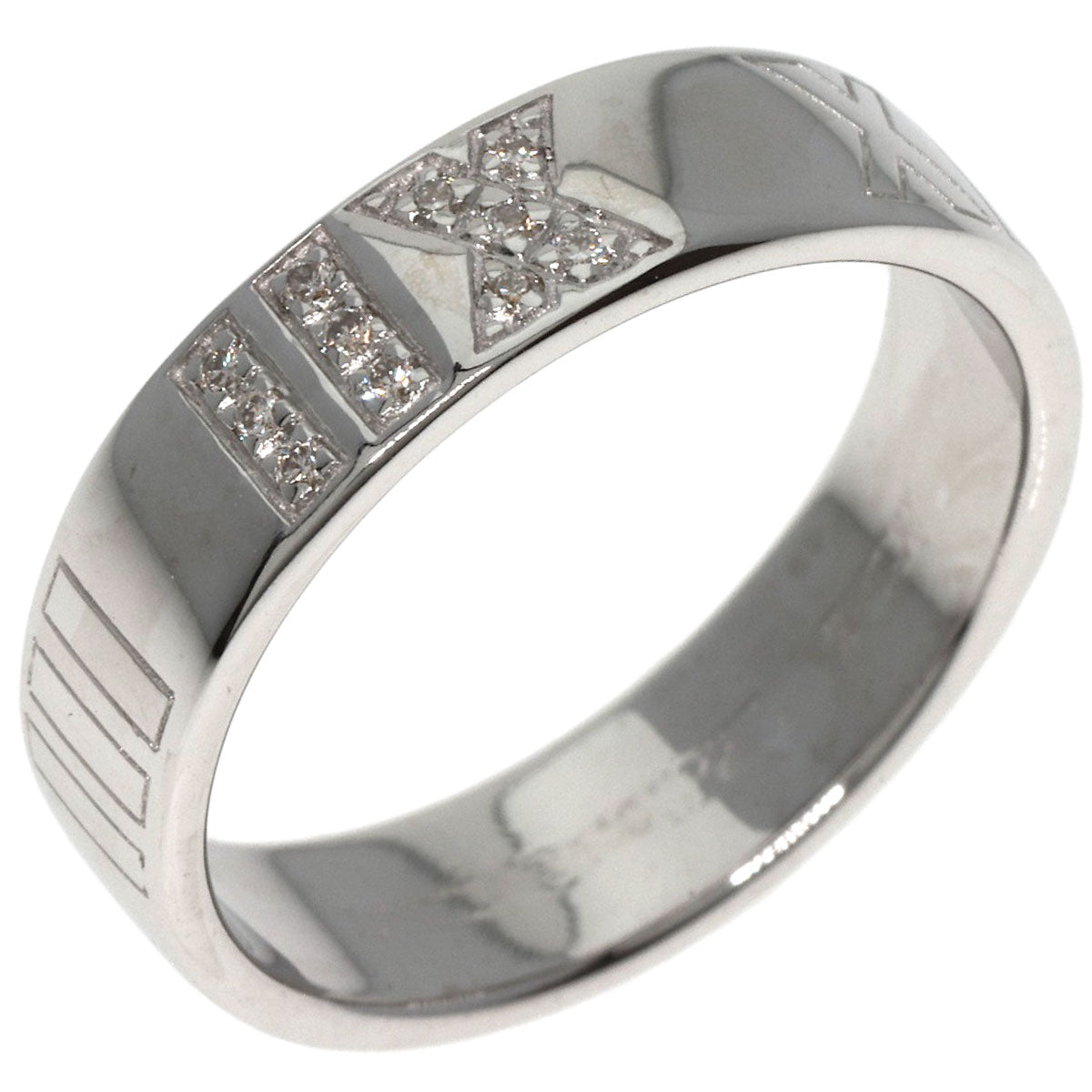 TIFFANY&Co.   Ring Atlas Diamond K18 White Gold Ladies