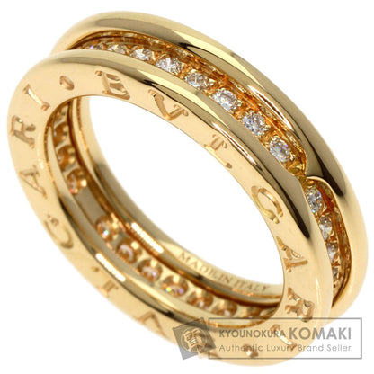 BVLGARI   Ring B.zero1 1 band XS Diamond #49 K18 Yellow Gold Ladies